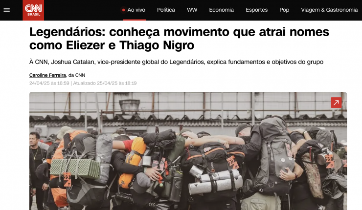 Legendários conheça movimento que atrai nomes como